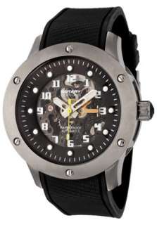 Rotary Watch 500C Mens Editions Automatic Black Black Rubber  