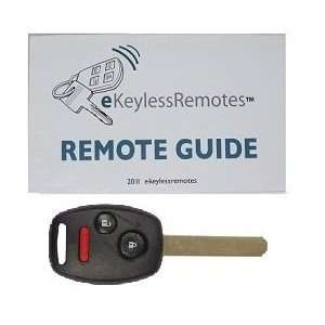 2009 2010 Honda Fit Remote Head Key and eKeylessRemotes Guide (Must Be 