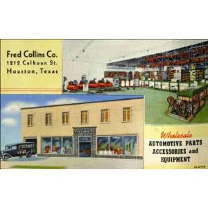  Reprint Houston TX   Fred Collins Co. 1BH1718 1940 1949 