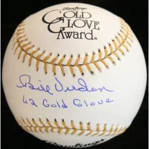   Virdon Autographed Gold Glove Baseball 1962 Pirates