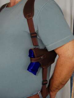   Leather Shoulder Holster w/Double Magazine for S&W 5903 5904 5905 5906