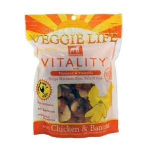 Dogswell DGW 62262P3 Veggie Life Dog Treats  Vitality  Chicken & Apple 