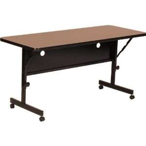  Flip Top Training Table   High Pressure Top   Rectangle 