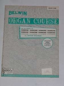 Belwin Organ Course Hammond Arthur Wildman Book 1 and 2  