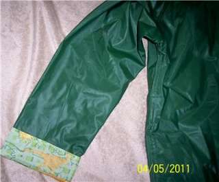 Brand New Toddler Girls size 5T Gumdrop Green Hooded Rain Coat Retail 