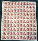 1855 Mint Sheet   Crazy Horse   13 cents   1980 Great Americans