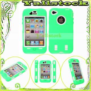 New Hard Case Cover Defender Box As an otter for iPhone 4 4G Green 