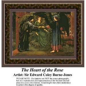  The Heart of the Rose Cross Stitch Pattern PDF  