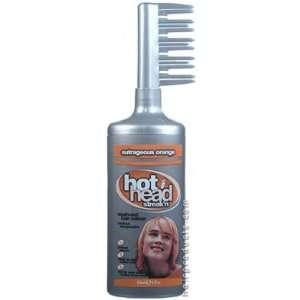 HOT HEAD Streakn Wash Our Color Outrageous Orange Unisex, Easy To Use 