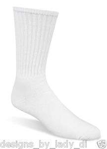Wigwam S1052 White Volley Cotton Crew Socks 3 PK LG NWT 048323066112 
