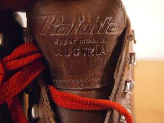 1970s Vintage RAICHLE Leather Mountaineering Boot US 8.5 M  
