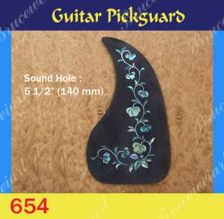 Guitar Part   Rosewood Pickguard W/Mop Art Inlay (654)  