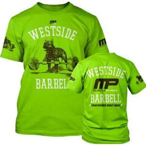    Muscle Pharm Green Westside Barbell T Shirt