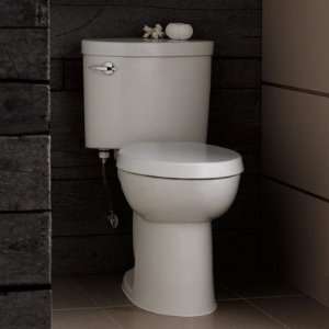 Porcher 90850 28.071 Ovale Round Front High Efficiency Toilet, Biscuit 