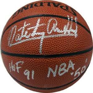   91 NBA 50 Autographed Mini Spalding Basketball