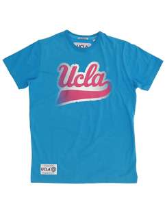 UCLA Drake College Logo Printed T Shirt   Diva Blue  