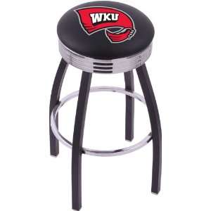  Western Kentucky University Steel Stool with 2.5 Ribbed 