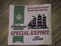 HEILEMANS SPECIAL EXPORT BEER PATCH,VINTAGE,JACKET 6X7  