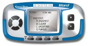 Einstein Word Wizard LCD Game