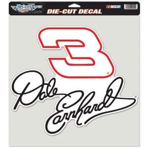  Dale Earnhardt 12 x 12 Full Color Diecut Number Decal 