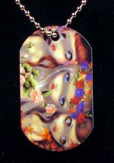 Jasmine Becket Griffith Art Fae Fantasy Dogtag Necklace The Three 