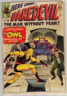 DAREDEVIL 3 THE OWL 2.5 GOOD+  