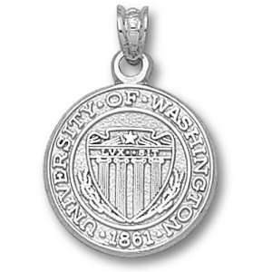  University of Washington Seal Pendant (Silver) Sports 