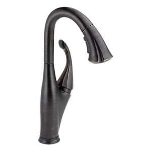   Handle Pull Down Bar & Prep Faucet Featuring Touch2O
