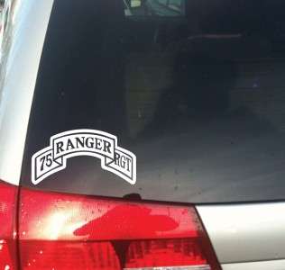 75th Ranger Regiment airborne vinyl decal sticker  