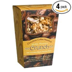  Mountain Crunch, Chocolate Coffee Hazelnut, Popcorn with Chocolate 