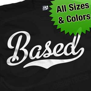 Based Baseball T Shirt Lil B Thank You God Stay Rare  