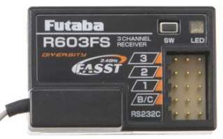 Futaba R603FS 3 Channel 2.4GHz FASST Receiver FUTL7630  