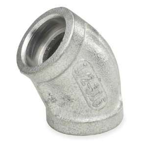 Stainless Steel Socket Weld Pipe Fittings Class 150 Elbow,45 Degree,1 