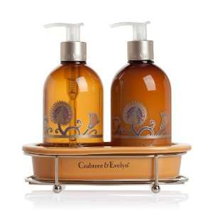  Crabtree & Evelyn Smokey Amber Hand Care Caddy Beauty