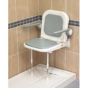  AKW Medicare Deluxe Fold Up Shower Seat With Arms Health 