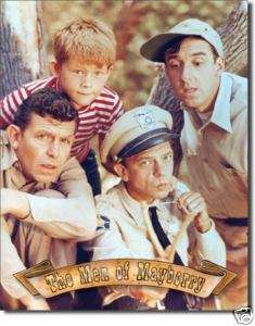 The Men of Mayberry ~TIN SIGN~ Andy Griffith Show #814  