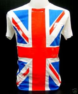 UK British Union Jack Flag 80s Punk Rock Def T Shirt XL  