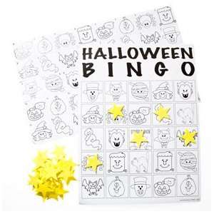  Color Your Own Halloween Bingo Game Toys & Games