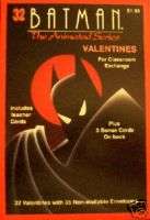 Batman Animated Series 32 Valentines Box Set w/Cards  