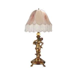Dale Tiffany Lighting PT60084 Sculptured Victorian Pink Lady One Light 