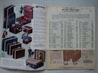 Vintage US Luggage Leather Products Catalog Trunks more  