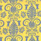 Michael Miller Whimsy Crisscross in Blue Cotton Fabric  