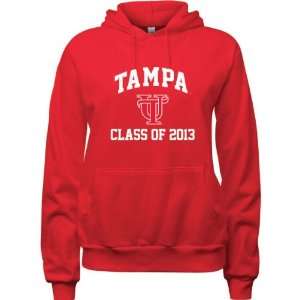  Tampa Spartans Red Womens Class of 2013 Arch Hooded 