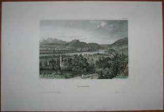 1839 Meyer print SALZBURG, AUSTRIA (#39)  