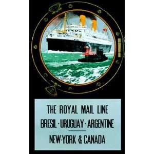  Royal Mail Line   Poster by Kenneth Shoesmith (28x40 