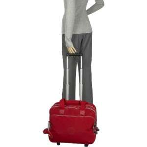 KIPLING CEROC Wheeled Work Bag Carry On Bag with Laptop Protection Red 