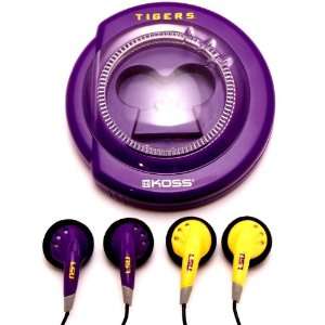   Pack Stereo Earphones with Team Logo Case (LSU) Electronics