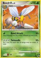 2x Rare Pokemon Card 13/106 Beedrill LV. 41 HP 110  