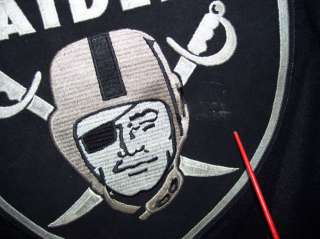 Mens Chalk Line Team NFL Raiders Hooded Football Jacket XXL (d087 