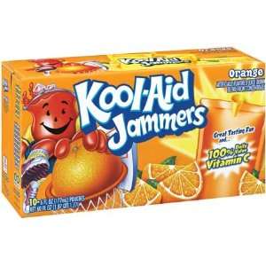 Kool   Aid Juice Drink Jammers Orange 10 Pouches   4 Pack  